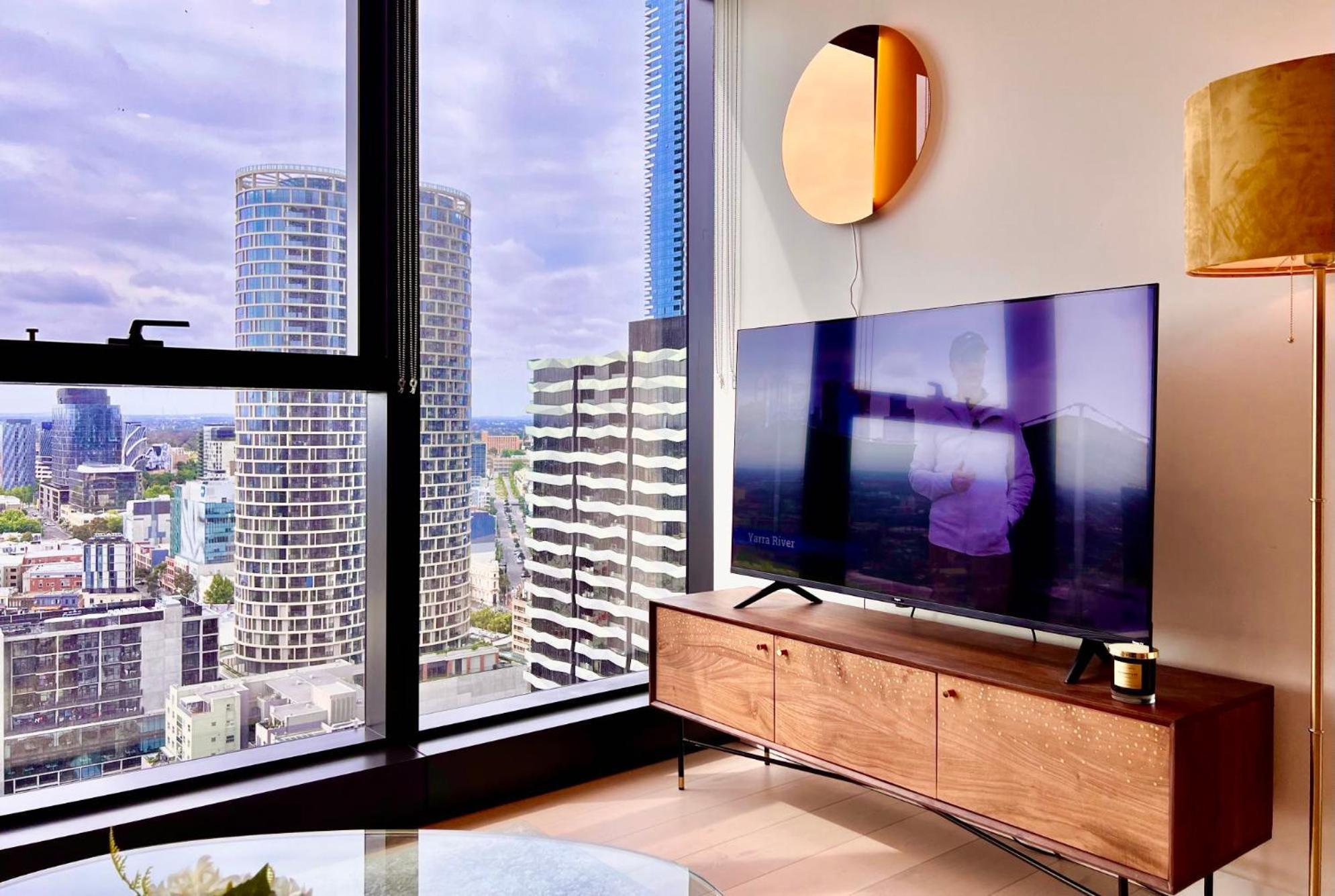 Highrise View 1King1Queen 2Baths Melbourne Exterior foto