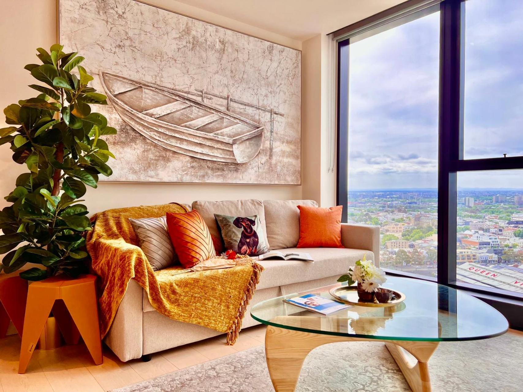 Highrise View 1King1Queen 2Baths Melbourne Exterior foto
